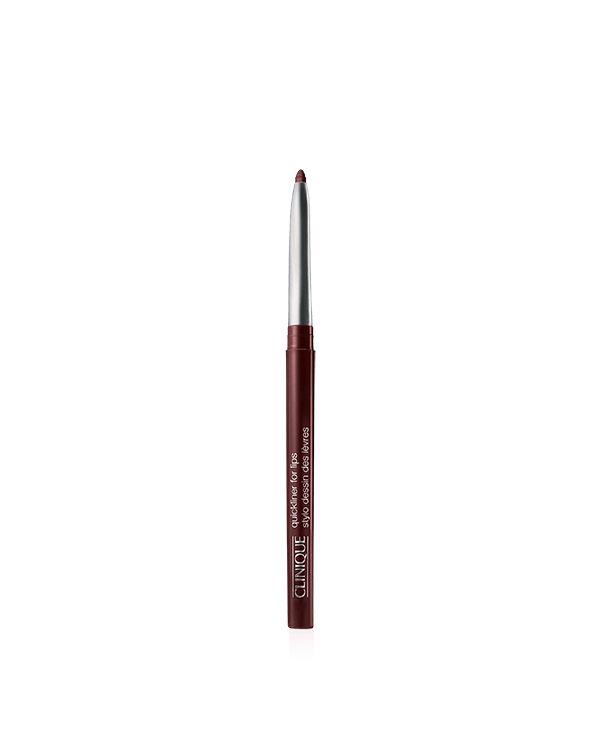 Crayon à lèvres Quickliner™ pour les lèvres : un crayon à lèvres longue tenue et facile à appliquer qui dessine et définit les lèvres, tout en aidant à garder le rouge à lèvres en place.