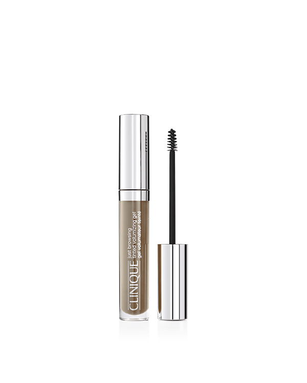 Gel à sourcils teinté Just Browsing™ infusé de fibres discipline et étoffe instantanément les sourcils pour une allure naturellement plus fournie en quelques secondes.